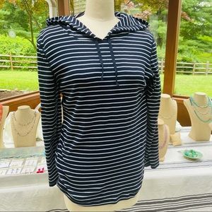 Eddie Bauer Striped Hoodie Pullover